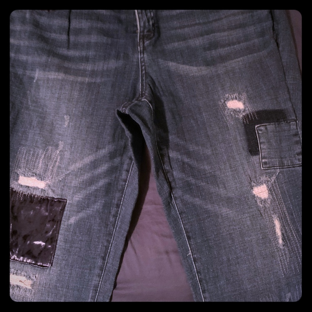 Inc boyfriend slim tech fit jeans 18W